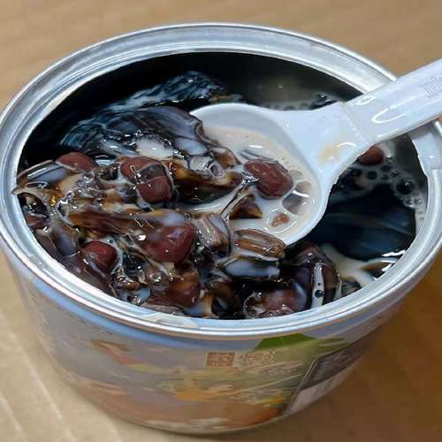 双线牌杂粮龟苓膏红豆味6罐梧州龟苓膏即食休闲解馋零食下午茶