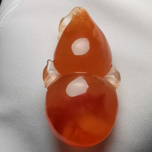 红兔毛维纳斯发红水晶宝葫芦福禄吊坠