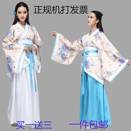 汉唐服装古装汉服女装正规曲裾汉服改良唐装演出服古代服装贵妃装