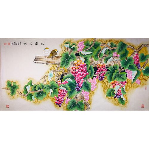 136×68厘米;欧阳国德;中国书画家协会常务理事手绘作品拍卖