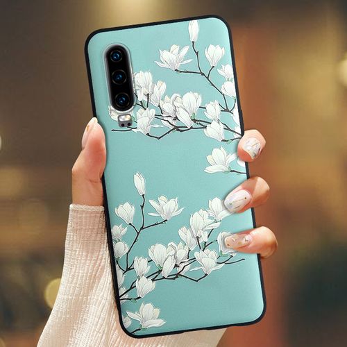 适用于华为p30手机壳ele保护壳华为浮雕软壳p30pro手机套vog-al00硅胶