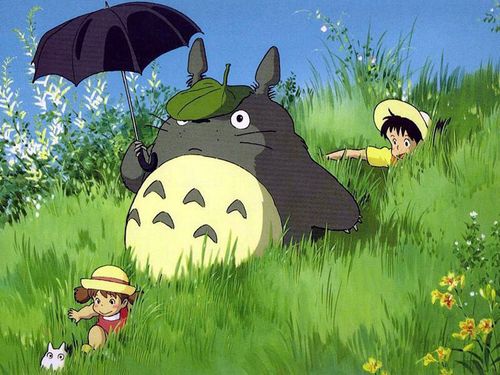 包邮粘贴十字钻石满绣5d卡通撑伞滑草龙猫客厅招待室