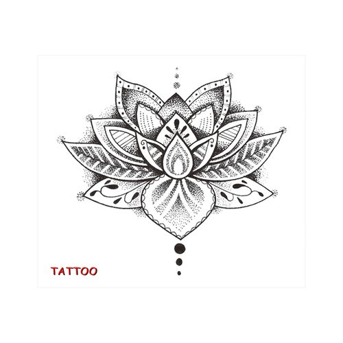 宝宝兔原创纹身贴梵花图腾持久仿真刺青纹身防水男女纹身贴纸