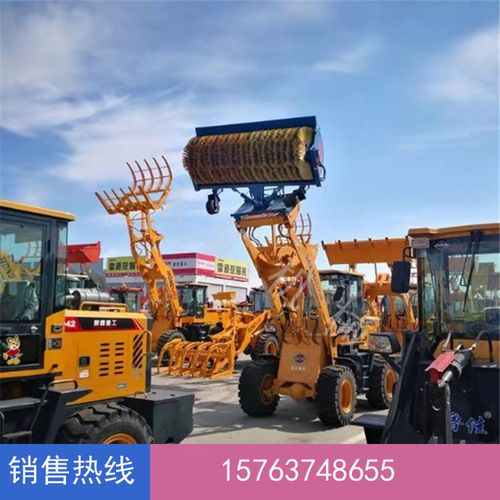 大型除雪车18 20 30s 50铲车装除车刷推米3米扫雪车叉雪雪滚2雪铲