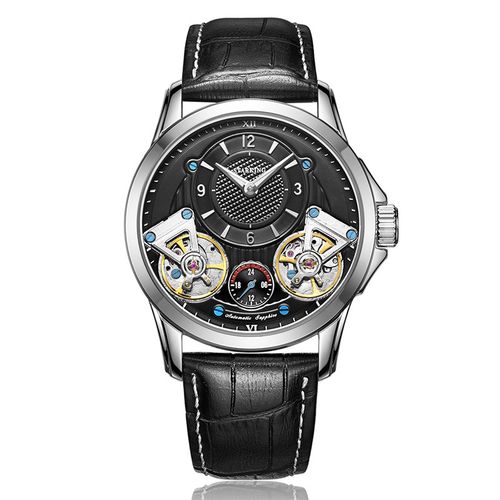 星皇手表男士创意镂空全自动机械表朋克风时尚商务瑞表休闲简约精钢国