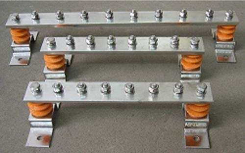 t2紫铜黄铜接地排汇流排零线排接地母排接线端子排