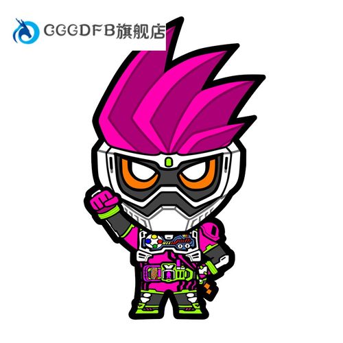 假面骑士抱枕 假面骑士战兔疾风帝骑时王01q版二次元卡通公仔抱枕 ex