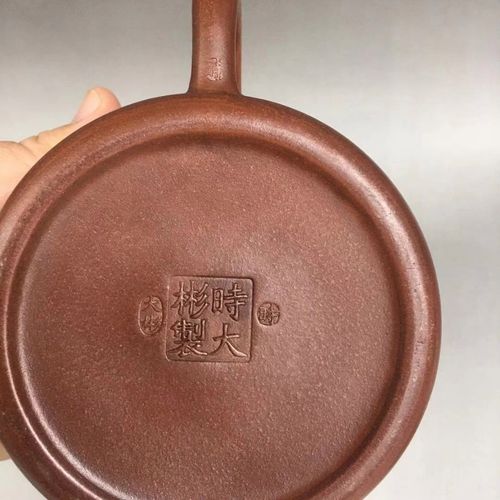 宜兴珍藏大口汉瓦时大彬落款紫砂壶纯手工制作原矿降坡泥家用收藏