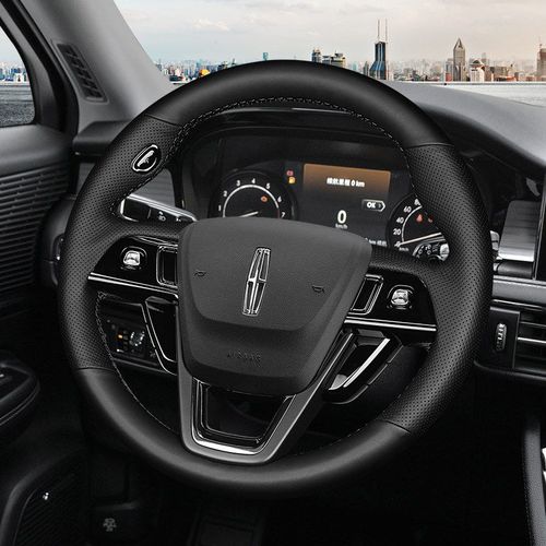林肯冒险家飞行家方向盘把套四季mkz林肯大陆航海家mkc真皮手缝