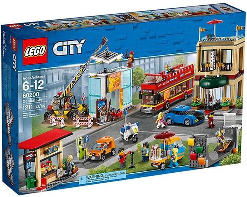 2018款乐高lego 城市系列 60200首都城市中心儿童玩具益智