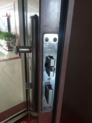 王力防盗门锁家用通用型不锈钢把手锁体木门锁大门锁机械门锁锁具