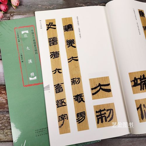 北大汉简 中国古代简牍书法精粹 傅飞舟编 汉简竹简文民间书法高清