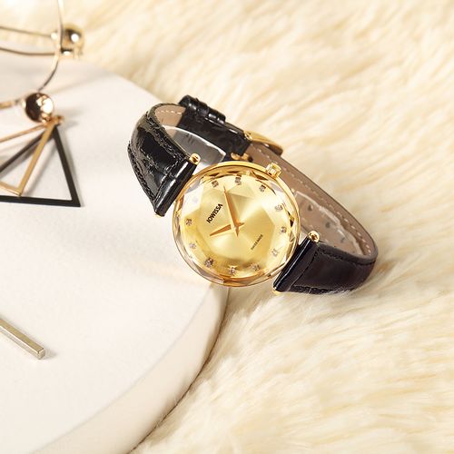 瑞表jowissa手表女时尚闪耀石英表防水皮带瑞士手表送女友女生520礼物