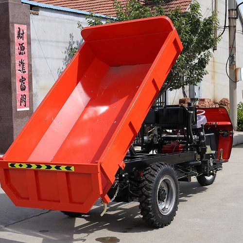 农用柴油三轮车载重王工程建筑工地拉货翻斗车自卸可定制 18马力工程