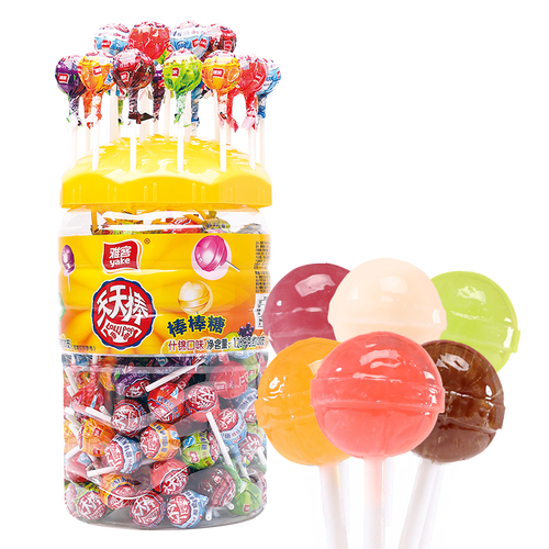 雅客天天棒棒糖什锦糖创意网红婚车糖喜糖小零食儿童奖励糖果包邮