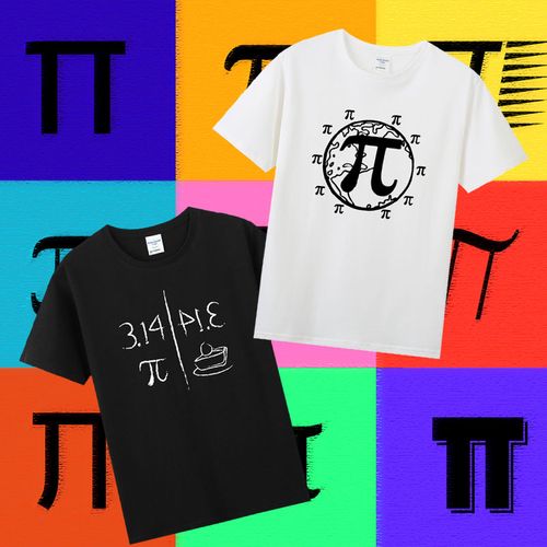 14π数学方程式爱好者短袖校园学霸上衣服