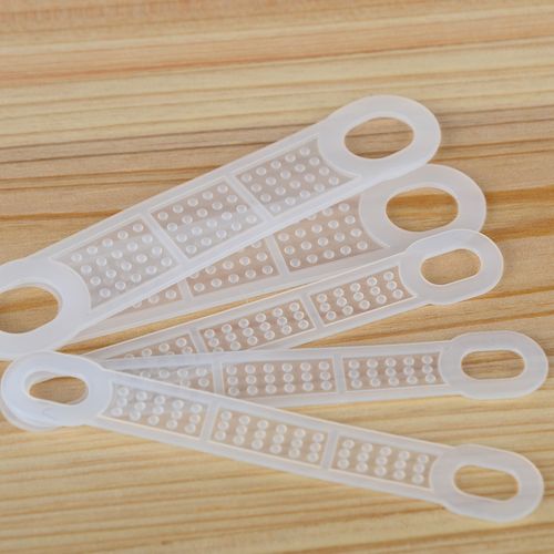 肩部防滑条胶条防滑套透明硅胶防滑贴服装店衣架防滑垫新款