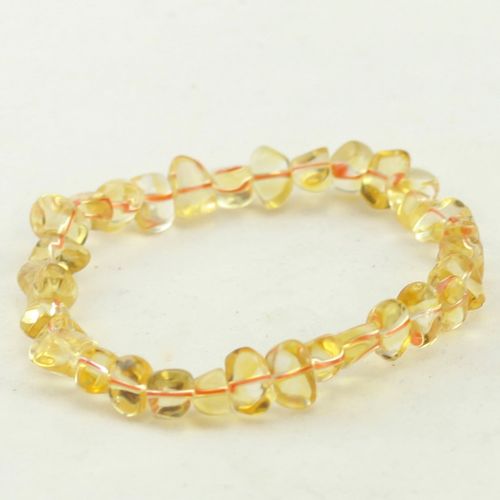 丑年 纯黄水晶碎石手链  黄水晶手链  情侣专属手链2021款