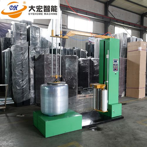 无纺布包装机 定制款预拉伸膜架无托盘熔喷布缠绕膜包装机