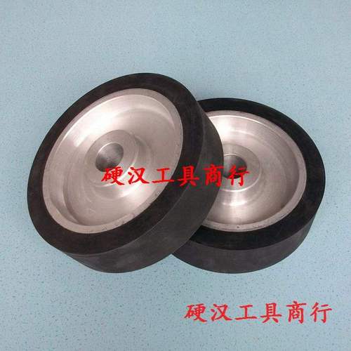 砂带机抛光轮砂带机主动轮调偏铝芯橡胶轮砂带套轮非标橡胶轮定做