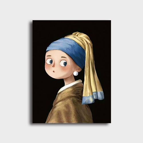 史历克 数字油画diy卡通人物q版世界名画手工填色减压