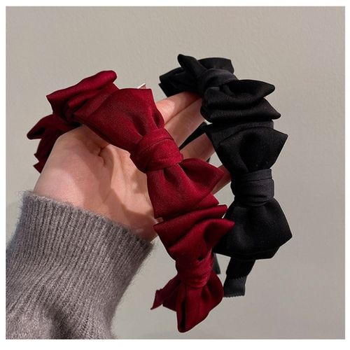 复古法式蝴蝶结发卡发箍女百搭网红新款头饰高级感外出头饰