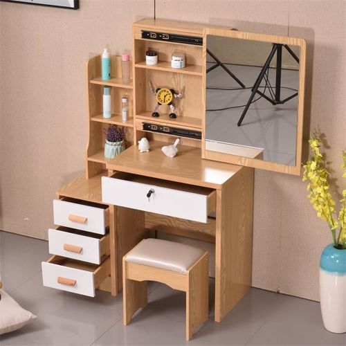 板式梳妆台网红现代简约小户型迷你化妆桌卧室经济型公主风化妆台