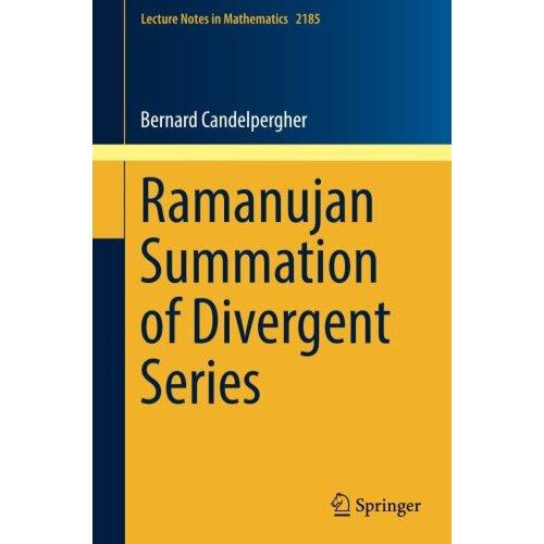 【预订】ramanujan summation of divergent series (2017)