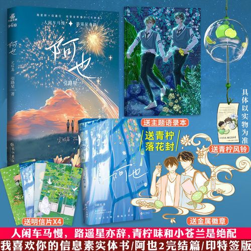 阿也2小说 引路星著喜欢你的信息素实体书 路星辞段嘉衍【60天内发货