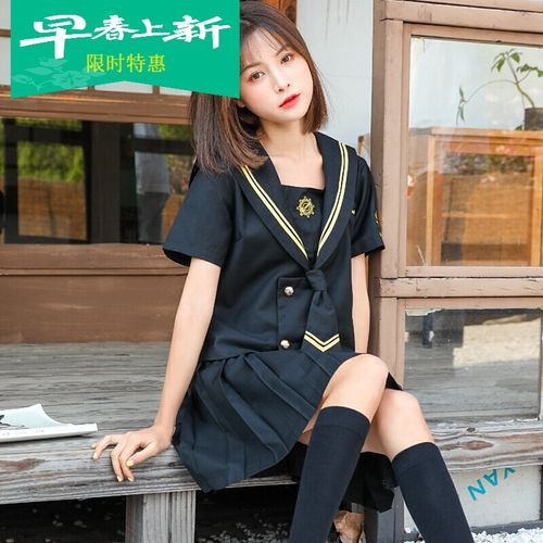 春天不良少女jk制服日系长袖少女jk制服枪手校服班服学院风套装软妹