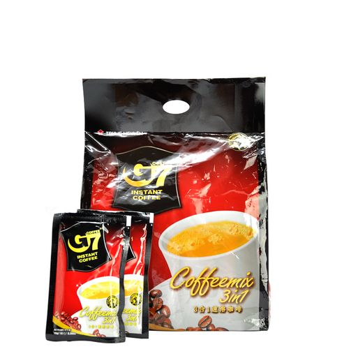 越南进口 中原g7咖啡 3合1经典原味速溶咖啡粉 16gx22袋