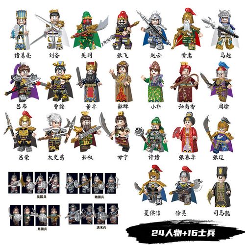 豪华全套三国24人物 16士兵