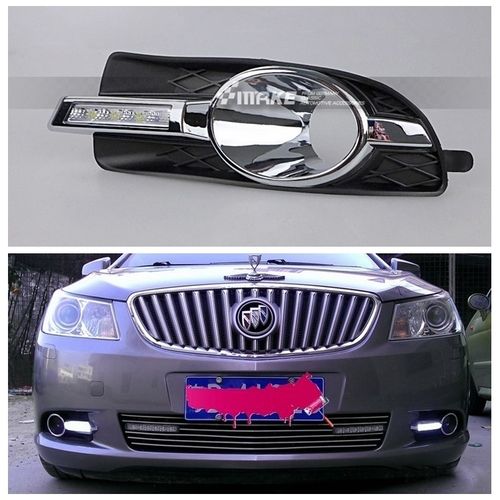 适用于09-13款君越日行灯 别克君越改装 led日间行车灯前雾灯总成 09