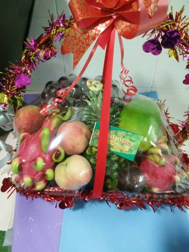 实图 上海同城水果篮专送 节日送礼果篮探望祝福长辈水果篮包邮
