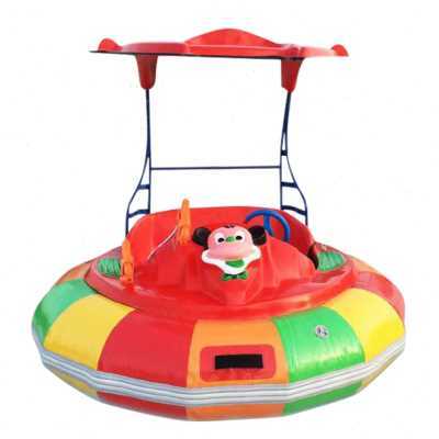 激光碰碰船 玻璃钢儿童充气水上电动碰碰船 23人公园休闲游乐船o