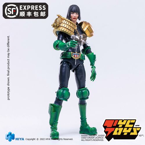【tyctoys】hiya海雅迷你系列特警判官赫尔希法官1/18可动人偶