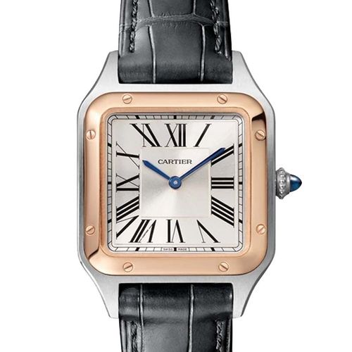 【圣诞节礼物】卡地亚/cartier手表 山度士系列罗马刻度石英机芯男女