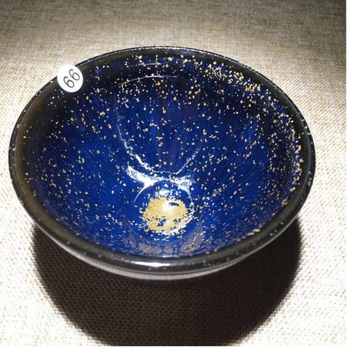 建盏花月夜纯手工主人单杯功夫茶具喝茶杯个人专用茶盏拍卖