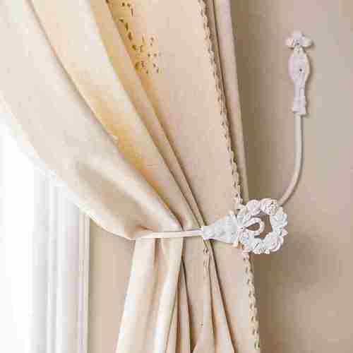 你可居法式窗帘挂钩款钩子墙钩收纳装饰创意复古绑带民宿窗帘钩