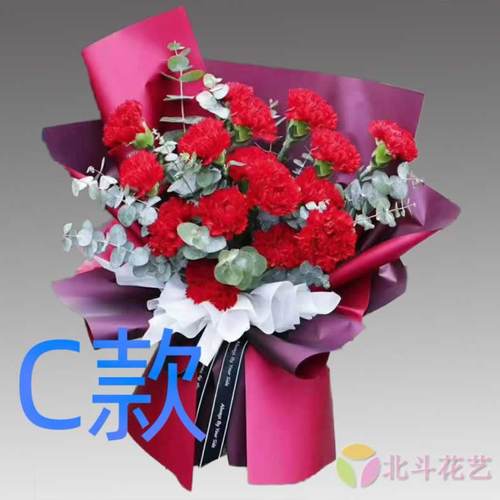 生日祝寿康乃馨湖北荆州花店送花鄂州市监利县江陵县同城鲜花快递