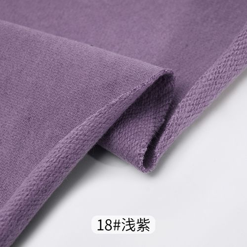 3号馆 纯棉卫衣布料全棉高档雪绒秋冬毛圈加厚加绒连衣裙外套衣服面料