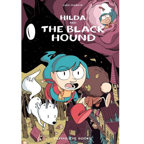 动画原著:希尔达4(希尔达与黑色猎犬) 英文原版  hilda and the black