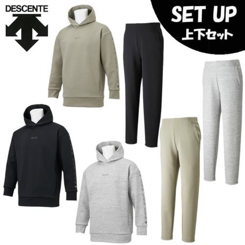 日本descente迪桑特运动连帽卫衣套装男士跑步休闲长裤健身训练服