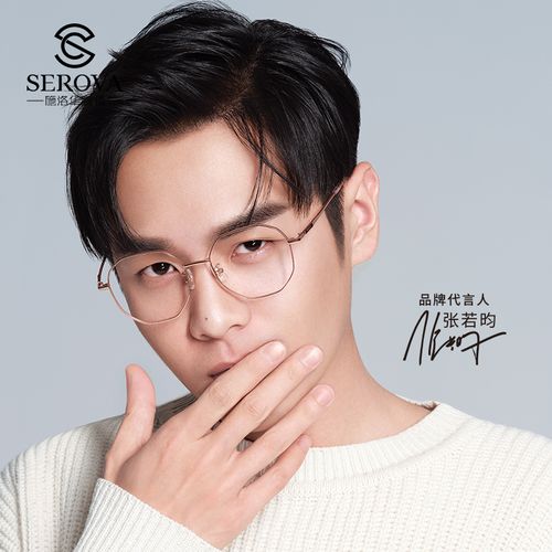 施洛华张若昀明星同款复古防蓝光眼镜男电脑护目大脸眼镜女sc278