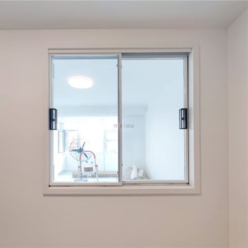 推拉窗折叠窗极窄框室内平开窗钛镁铝合固定玻璃窗美式上下提拉窗