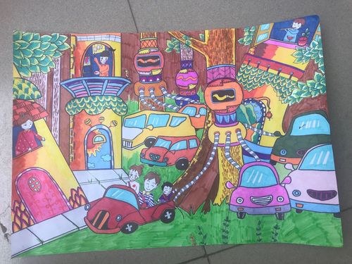 代画科幻画定制创意科幻画定制儿童画手抄科技幻想科技创新画代画