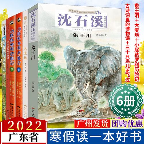 正版 2022寒假书6册 象王泪/大麦地/古诗词里的博物课等 新世纪