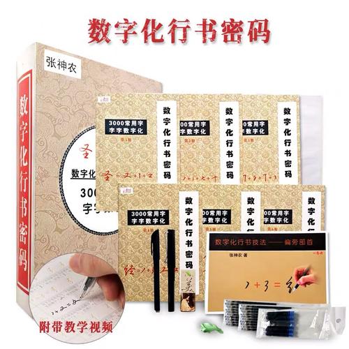 翰林张神农数字化行书密码字帖秘籍练字法初学者行楷临摹凹槽硬笔