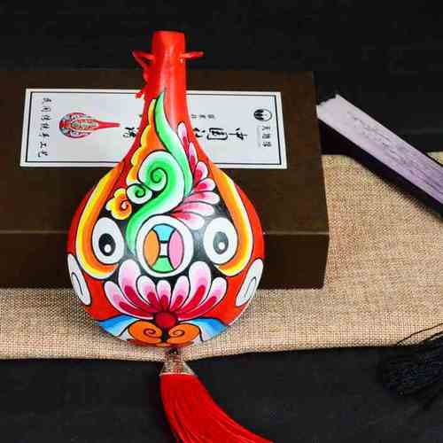 纯手工绘画京剧社火马勺脸谱面具装饰挂件中国风小礼品民俗特色