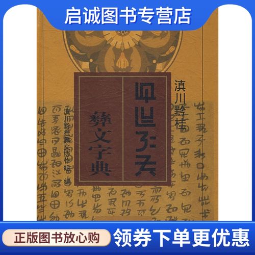 滇川今注彝文字典滇川黔桂彝文协作  组编9787536715097云南民族出版